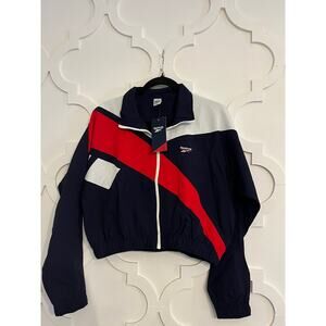 NEW REEBOK Women's Classic Track Jacket/ Windbreaker Size X Small